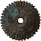 Ekena Millwork Eryn Ceiling Medallion (Fits Canopies up to 4"), 24 3/4"OD x 3 1/4"ID x 1 7/8"P, Bronze Blue Patina CM24ENBBS - alternate 1